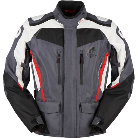 Veste Apalaches Furygan Noir Gris Rouge Maxxess Fr Veste Moto