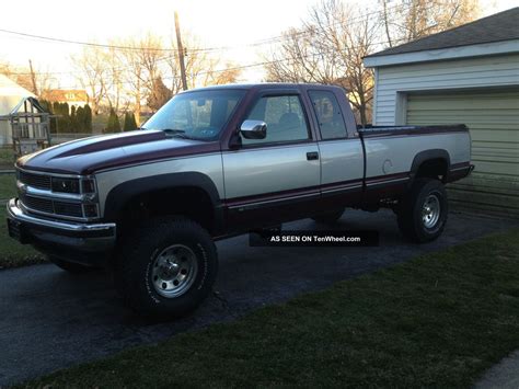 1995 Chevrolet K1500 Silverado Extended Cab Pickup 2 Door 5 7l