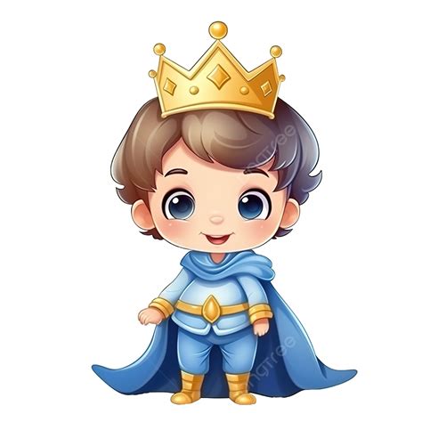 Lindo Personaje De Dibujos Animados Con Corona PNG Corona Frío