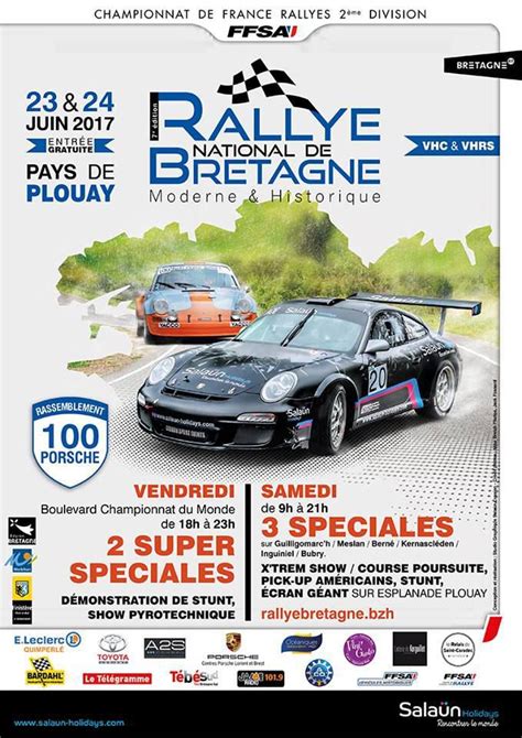 Le rallye national de BRETAGNE reporté à une date ultérieure RALLYE