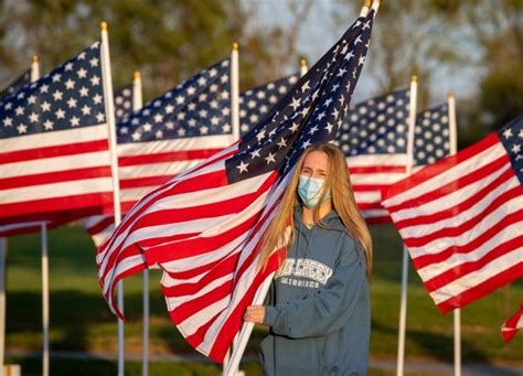 American Flag Display In Orange Park Honors Veterans Orange County