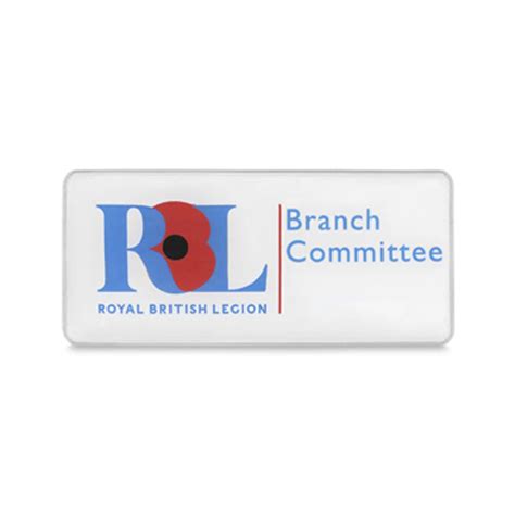 Members Rbl Branch Committee Badge Poppy Shop Uk