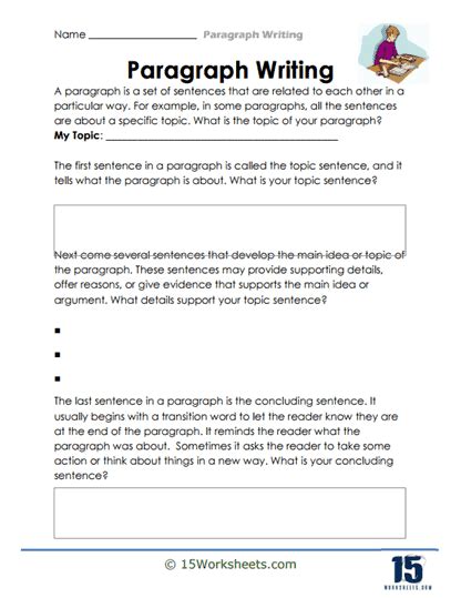 Paragraph Writing Worksheets 15