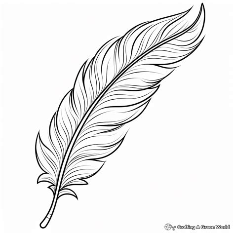 Peacock Feather Coloring Pages Free Printable