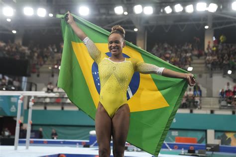 Simone Biles Rival And Friend Andrade Of Brazil Wins Gold In Vault At