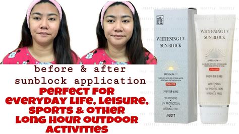 JIGOTT Whitening UV Sun Block SPF 50+ PA+++ - YouTube