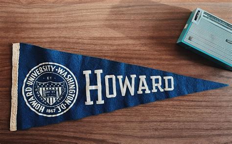 Vintage Rare HBCU Howard University Pennant (1960's) | BLK MKT Vintage ...