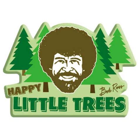 Bob Ross Happy Little Trees Enamel Pin – Sugar & Spite