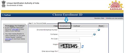 How To Download Aadhaar Card With Enrollment Number