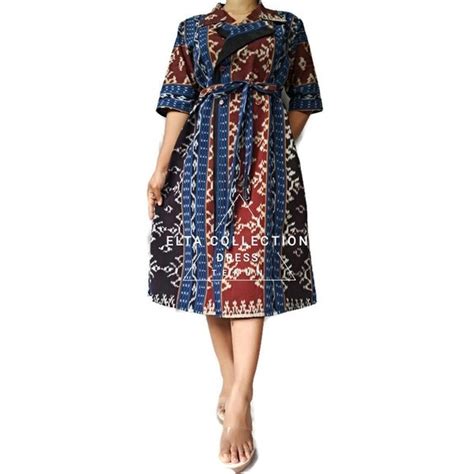 Jual Dress Tenun Ikat Etnik Maumere Di Lapak Elta Collection Bukalapak