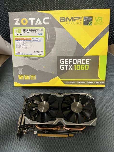 Zotac Nvidia Geforce Gtx 1060 6gb Amp メルカリ