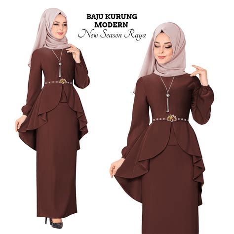 Style Baju Raya Terkini Chic Choc Muslimah Clothing Baju Kurung Jubah Hijab Fashion Women