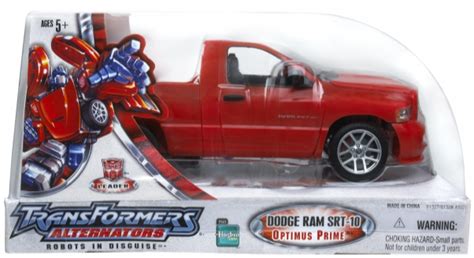 Optimus Prime Dodge Srt 10 Transformers Alternators Hasbro