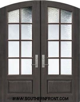 Arch And Square Top Arch Lite Simulated Divided Lite Double Doors