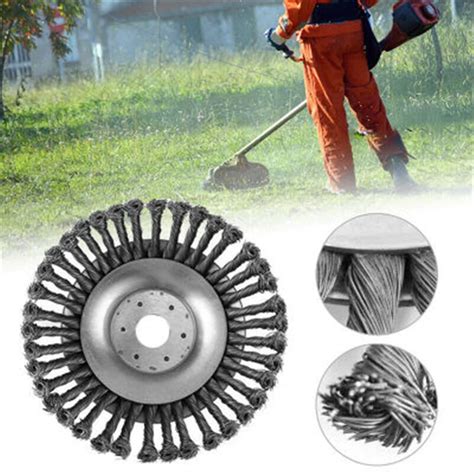 Steel Wire Wheel Trimmer Head 68 Inches Steel Pro Garden Weed Brush Lawn Mower Razors Lawn