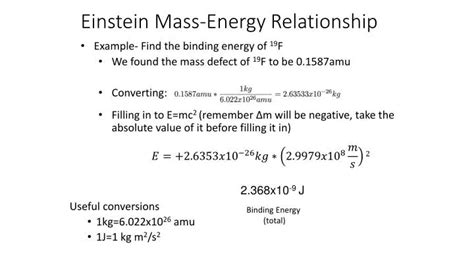 PPT - Einstein Mass-Energy Relationship PowerPoint Presentation, free ...