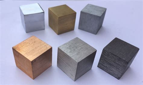 Cubes Various Metals Cube Metal Precious Metals