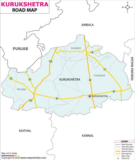 Kurukshetra Road Map