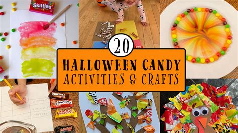 20 Halloween Candy Crafts & Activities for Kids - Happy Toddler Playtime