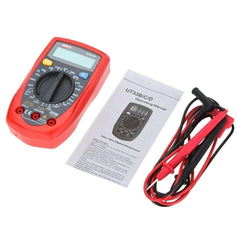 UNI T UT 33D Digital Multimeter Palm Size Digital Electrical Multi