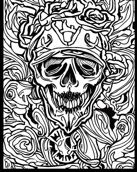 Create A Traditional Tattoo Flash Coloring Book · Creative Fabrica