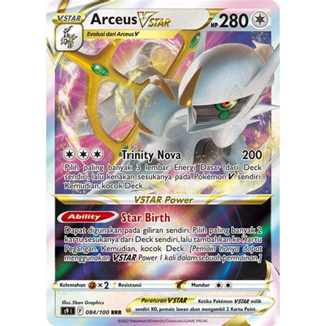 Jual Kartu Pokemon Tcg Arceus Vstar Rrr S9 Star Birth Indonesia Ori V