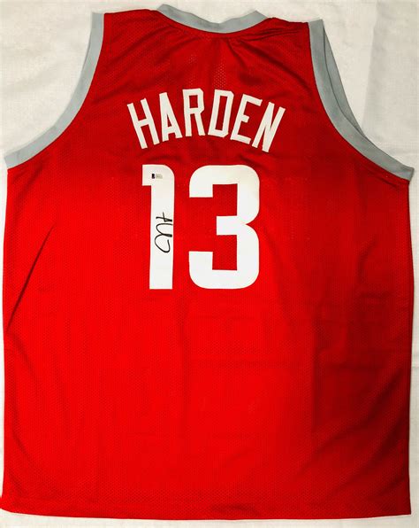 Lot Detail - James Harden Signed Houston Rockets Jersey (Beckett/BAS)