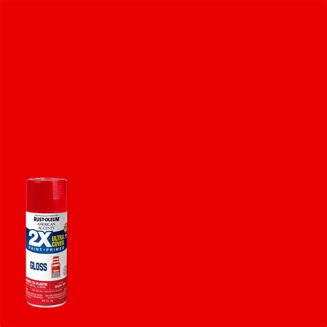 Apple Red, Rust-Oleum American Accents 2X Ultra Cover Gloss Spray Paint