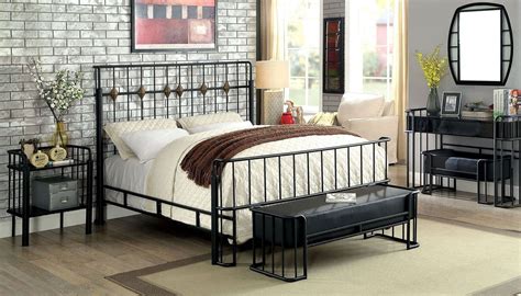 Charla Metal Bedroom Set By Furniture Of America Furniturepick