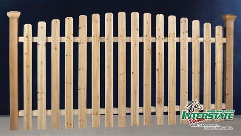 South Carolina Crowned Picket Style Fence Interstate Wholesale Fence