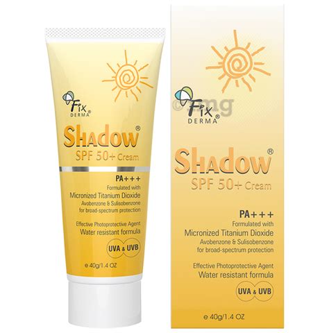 Fixderma Shadow Cream Spf Buy Tube Of Gm Cream At Best Price In