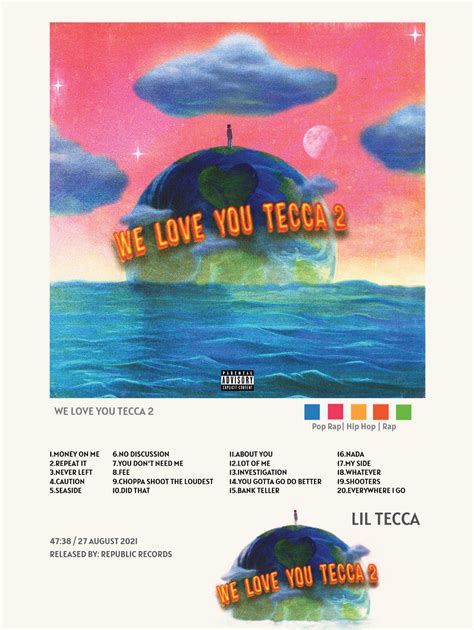 LIL TECCA - WE LOVE YOU TECCA 2 – CulturedPrint