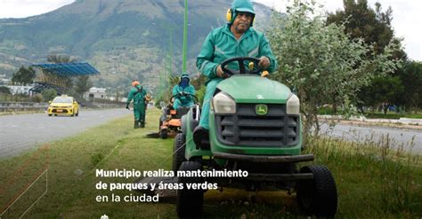 Municipio Realiza Mantenimiento De Parques Y Áreas Verdes En La Ciudad Ibarra Ciudad Blanca A