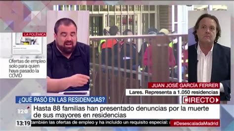 TeleMadrid 12 06 2020 Entrevista a Juan José García Ferrer