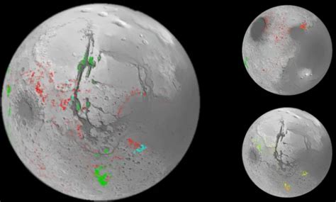 นักวิทยาศาสตร์ได้ทำแผนที่น้ำของ Mars European Space Agency Water บนดาวอังคารดาวอังคาร Rover Red