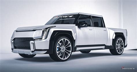 Move Over Rivian Our Kia Ev9 Pickup Truck Render Is The New Kid In Town