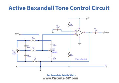 Active Tone Control Schematic Diagram Stereo Tone Control Wi