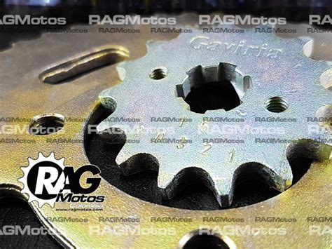 Rtx 150 Akt Kit Arrastre Gaviria Relacion Original Sprocket Piñon Cadena