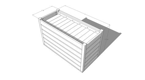 Outdoor Toy Storage Chest Kreg Tool