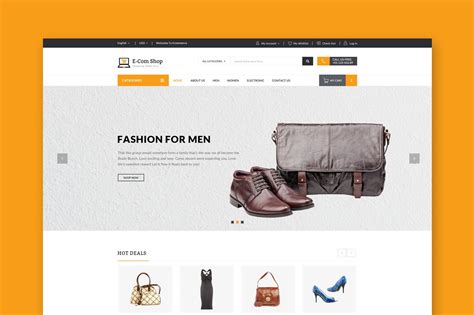 Ecom – Responsive eCommerce HTML Template – Fastcode.Space