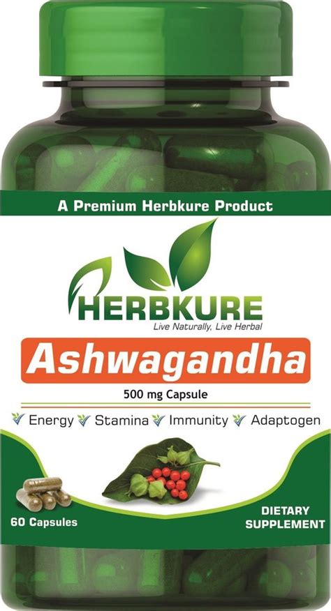 Ashwagandha Extract Capsules 60 Capsule Packaging Type Bottle At