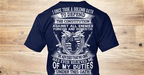 Limited Edition Selling Out Fast Veteran I Once Took A Solemn Oath