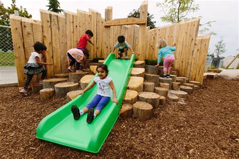 embankment  logs google search child care playground kids