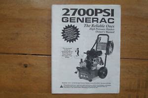 Generac Psi Pressure Washer Manual Pdf