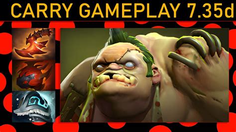 Pudge 25 Kills Carry Gameplay 7 35d Dota 2 Top MMR YouTube