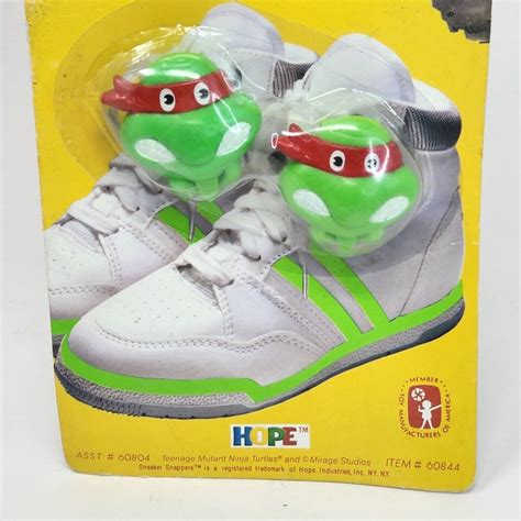 Vintage Teenage Mutant Ninja Turtles Tmnt Sneaker Snappers Shoelace