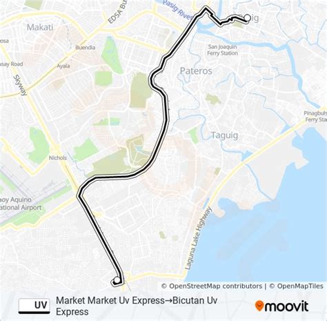 Uv Route Schedules Stops Maps Market Market Uv Expressbicutan