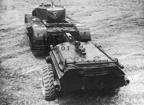 A22F Infantry Tank Mark VI Churchill VII Crocodile British Flame