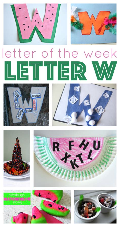 Letter W Ideas For Letter Of The Week Letter W Activities Alphabet