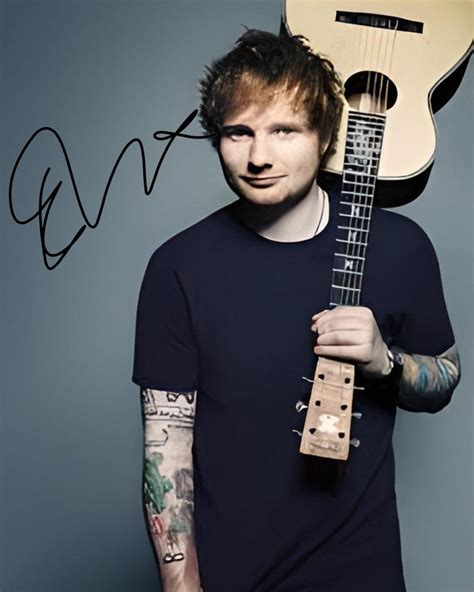 Ed Sheeran Signed 8x10 Autographed Photo Reprint Etsy